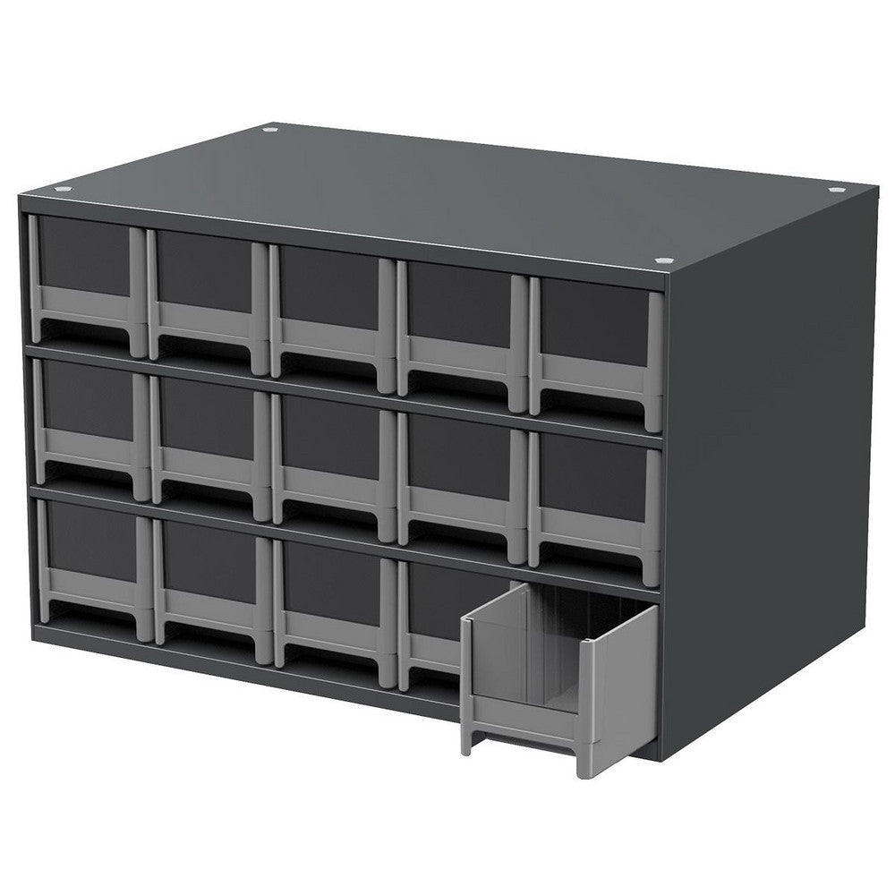 Akro-Mils 19715 15 Drawer, Small Parts Modular Steel Frame Storage Cabinet