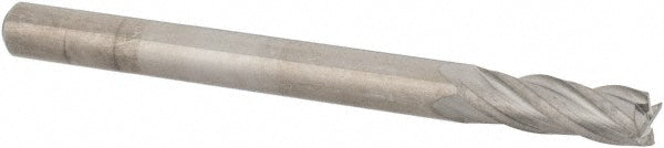 Kyocera SGS Precision Tools 30177 Square End Mill 1/8" Dia, 3/8" LOC, 4 Flute, Solid Carbide