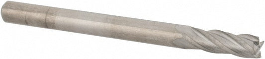 Kyocera SGS Precision Tools 30177 Square End Mill 1/8" Dia, 3/8" LOC, 4 Flute, Solid Carbide