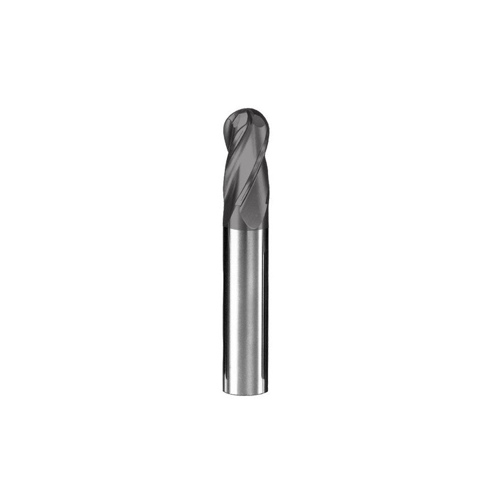 Kyocera SGS Precision Tools 30054 Ball End Mill 0.375" Dia, 1" LOC, 4 Flute, Solid Carbide