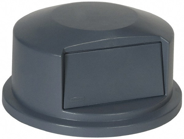 Rubbermaid FG264788GRAY BRUTE 44 Gal Trash Dome Top, Gray