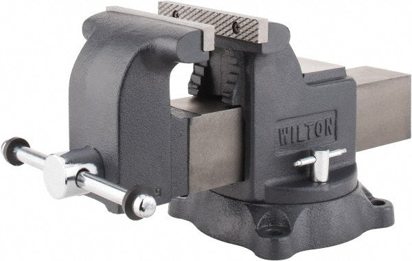 Wilton 63302 Bench & Pipe Combination Vise 6" Jaw Width, 6 in Jaw Opening, 3-1/2 in Throat Depth