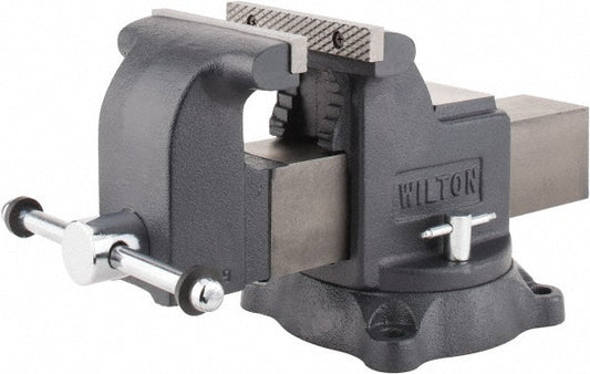 Wilton 63302 Bench & Pipe Combination Vise 6" Jaw Width, 6 in Jaw Opening, 3-1/2 in Throat Depth
