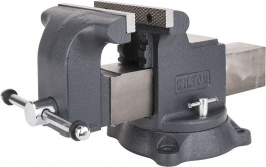 Wilton 63304 Bench & Pipe Combination Vise 8" Jaw Width, 8 in Jaw Opening, 4 in Throat Depth