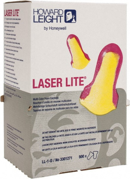 Howard Leight LL-1-D Earplug Dispenser Refill 500Pr, Non-Polyvinylchloride Foam, T-Shape, 32dB