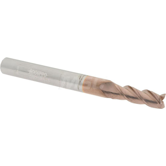 Accupro 09798513 Square End Mill 7/32'' Dia, 5/8'' LOC, 1/4'' Shank Dia, 2-1/2'' OAL, 3 Flutes, Solid Carbide