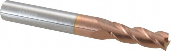 Accupro 09798588 Square End Mill 17/64'' Dia, 3/4'' LOC, 5/16'' Shank Dia, 2-1/2'' OAL, 3 Flutes, Solid Carbide