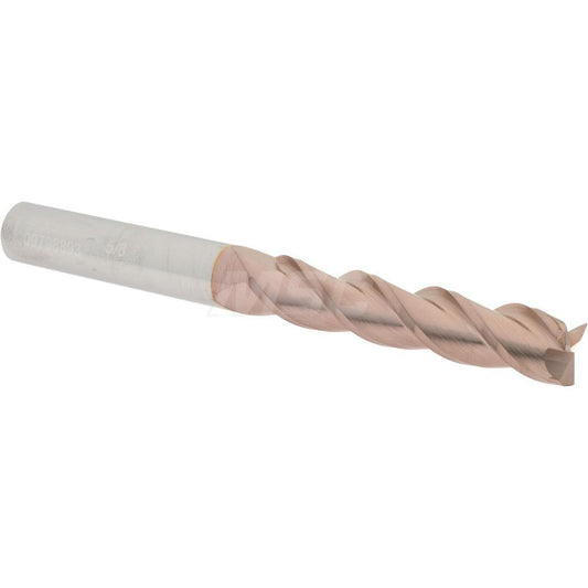 Accupro 09798893 Square End Mill 5/8'' Dia, 3'' LOC, 5/8'' Shank Dia, 6'' OAL, 3 Flutes, Solid Carbide
