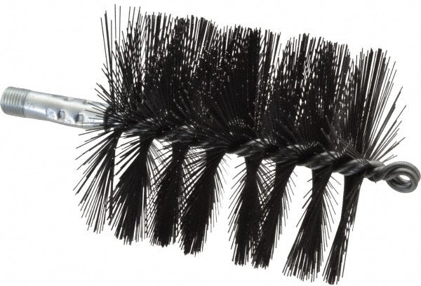 Schaefer Brush 43238 Double Stem/Single Spiral Flue Brush 4" Dia, 7-1/2" OAL