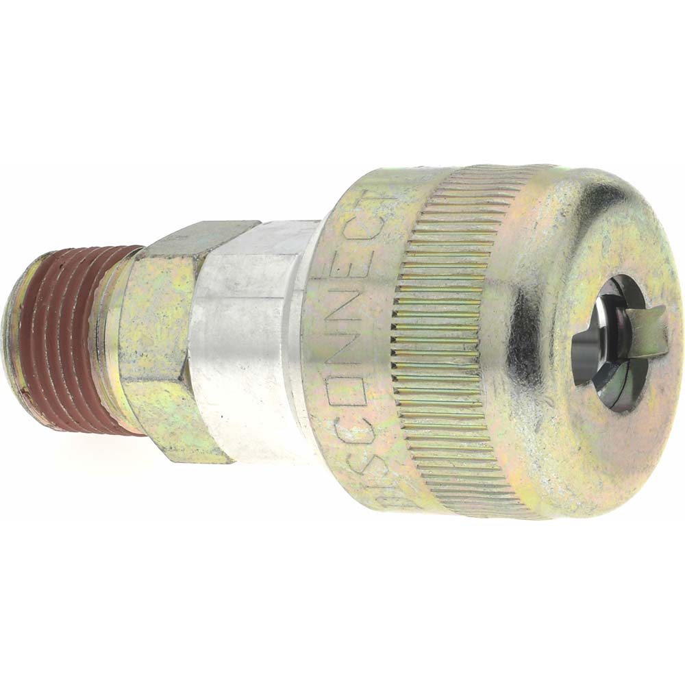 Value Collection 2342083711 3/8 Male NPT Schrader Twist-Lock Pneumatic Hose Coupler