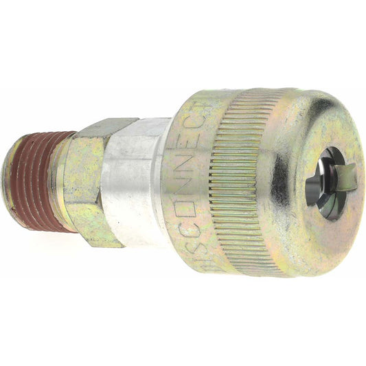Value Collection 2342083711 3/8 Male NPT Schrader Twist-Lock Pneumatic Hose Coupler