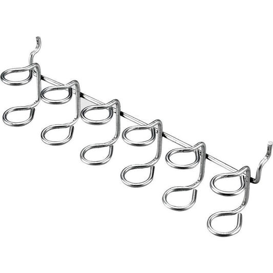 Onward 23301XR Pegboard Hooks Hook Type Multiple Tool Holder  Mount Type Pegboard  Material Metal  Projection 1.59in  Finish Zinc  For Peg Hole Diameter 0.25