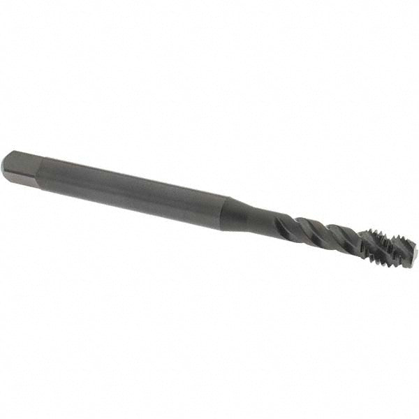 OSG 2291001 Spiral Flute Tap M6x1, Metric Coarse, 3 Flute, Modified Bottoming Chamfer, 6H Class of Fit, Vanadium High-Speed Steel, Oxide Finish