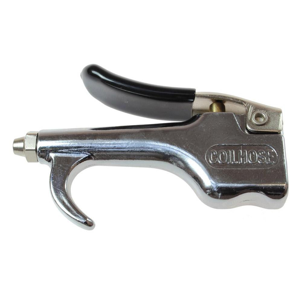 Coilhose Pneumatics 605 Air Blow Gun Standard Safety - Brass, Thumb Lever