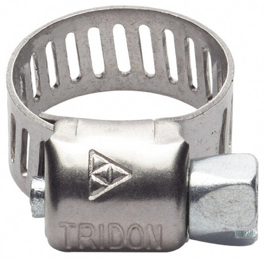 Ideal Tridon M620152106 Worm Gear Clamp SAE 152, 2 to 10" Dia, Stainless Steel Band