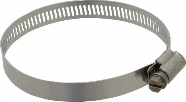 Ideal Tridon 620048706 Worm Gear Clamp SAE 48, 2-9/16 to 3-1/2" Dia, Stainless Steel Band