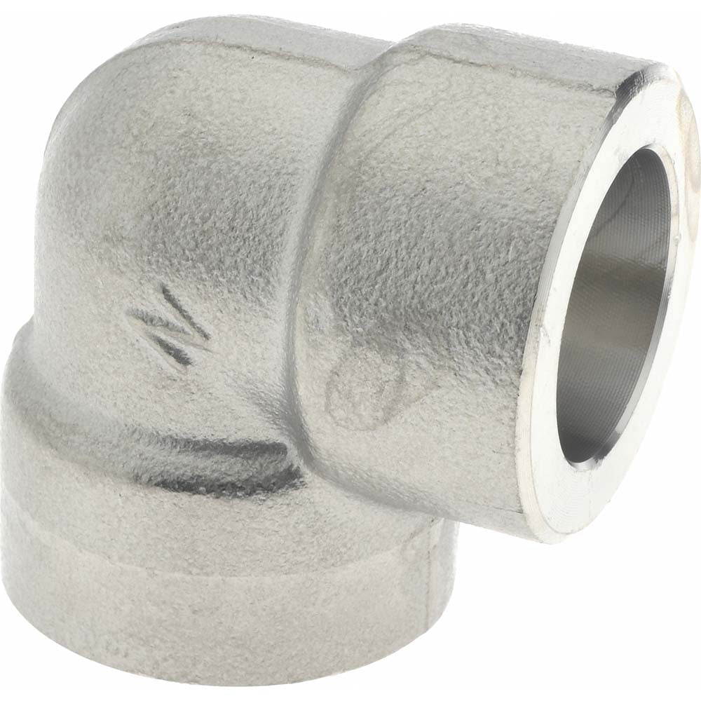 Merit Brass SW3401D-08 Pipe 90 deg Elbow 1/2", 304 Stainless Steel
