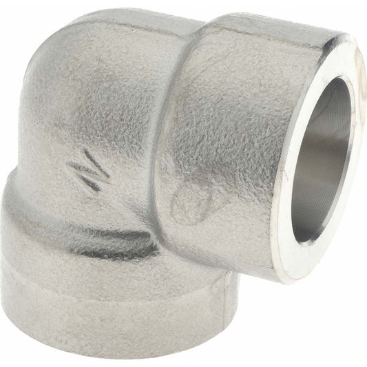 Merit Brass SW3401D-08 Pipe 90 deg Elbow 1/2", 304 Stainless Steel