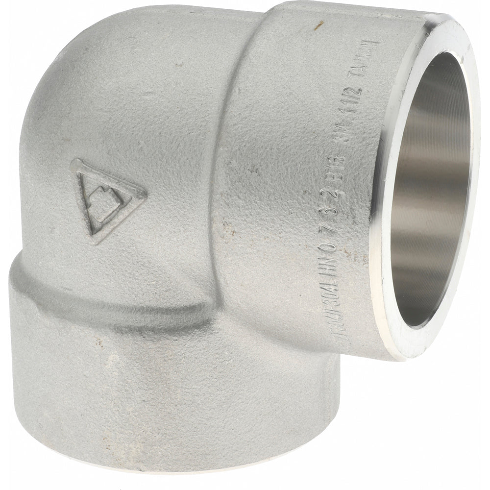 Merit Brass SW3401D-24 Pipe 90 deg Elbow 1-1/2", 304 Stainless Steel
