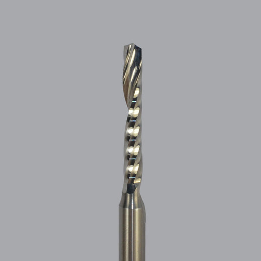 Onsrud 65-020 Spiral Router Bit 0.1875" Dia, 1.25" LOC, 1/4" Shank Dia, Upcut