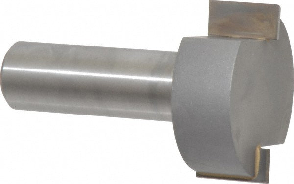 Onsrud 91-000 1-1/4" Diam, 1/8" Max Depth, 1/2" Shank Diam, Indexable Spoilboard Surface Insert Cutter
