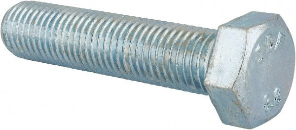 Value Collection 815168PR Hex Head Cap Screw M16x2, 70.00 mm Length Under Head, Grade 8.8 Steel, Zinc Finish