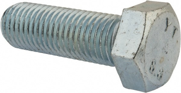 Value Collection 815232PS Hex Head Cap Screw M20x2.5, 60.00 mm Length Under Head, Grade 8.8 Steel, Zinc Finish