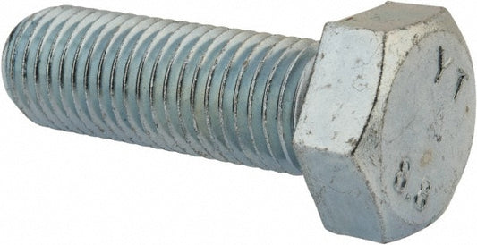 Value Collection 815232PS Hex Head Cap Screw M20x2.5, 60.00 mm Length Under Head, Grade 8.8 Steel, Zinc Finish
