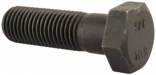 Value Collection 461422PS Hex Head Cap Screw M24x3, 80.00 mm Length Under Head, Grade 10.9 Steel, Bright/Uncoated Finish