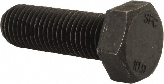 Value Collection 462975PR Hex Head Cap Screw M20x2.5, 60.00 mm Length Under Head, Grade 10.9 Steel, Bright/Uncoated Finish