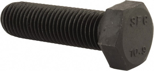 Value Collection 462235PR Hex Head Cap Screw M20x2.5, 70.00 mm Length Under Head, Grade 10.9 Steel, Bright/Uncoated Finish