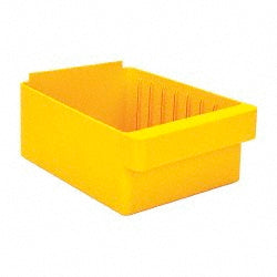 Quantum Storage QED701YL Plastic Drawer Bin Yellow