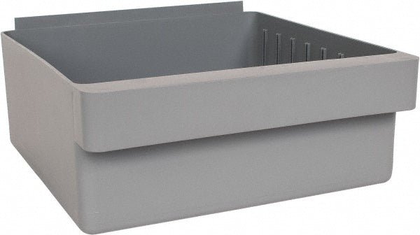 Quantum Storage QED801GY Plastic Drawer Bin Gray
