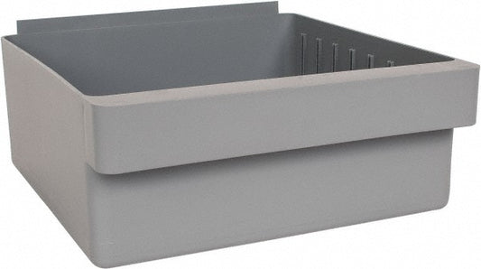 Quantum Storage QED801GY Plastic Drawer Bin Gray
