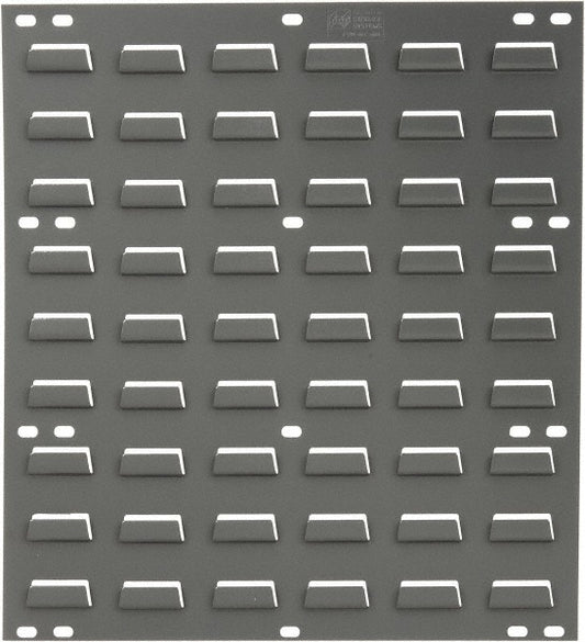 Quantum Storage QLP-1819 Bin Louvered Panel Use with Quantum Storage Systems - ALL QUS Bins, Gray