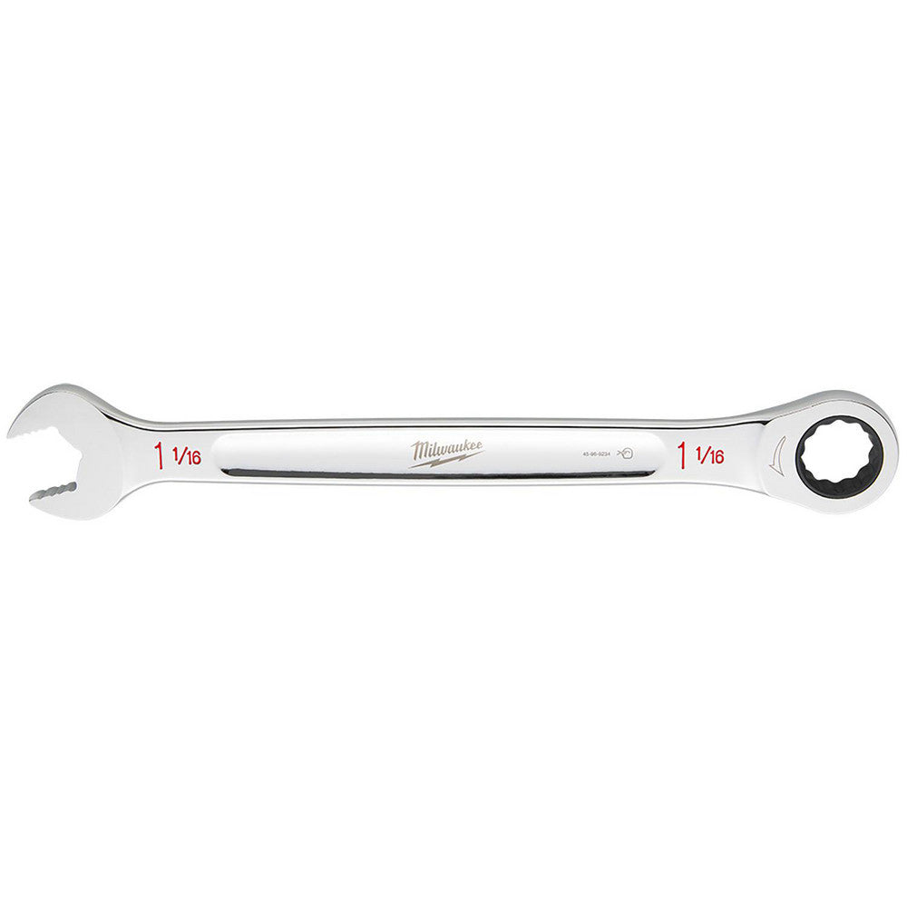 Milwaukee Tool 45-96-9234 Combination Wrench 1-1/16" Head Size, 0 deg Offset