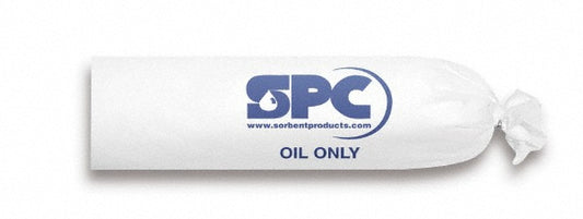 Brady SPC Sorbents OIL806 Sock Oil Only, 3" Dia, 8' OAL, 12 gal Absorption, Polypropylene