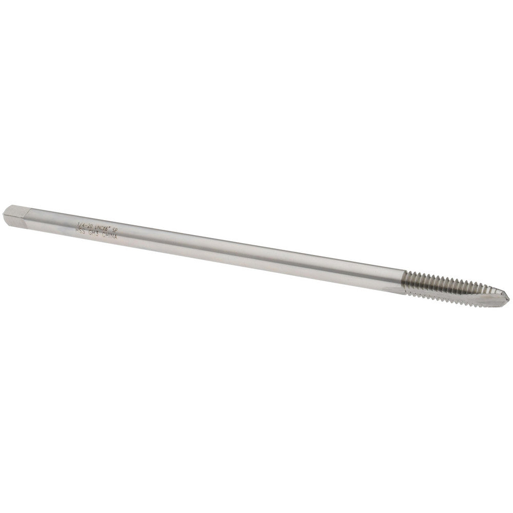 Value Collection JY9975525 Extension Tap 1/4-20, 2 Flutes, H3, High Speed Steel, Spiral Point