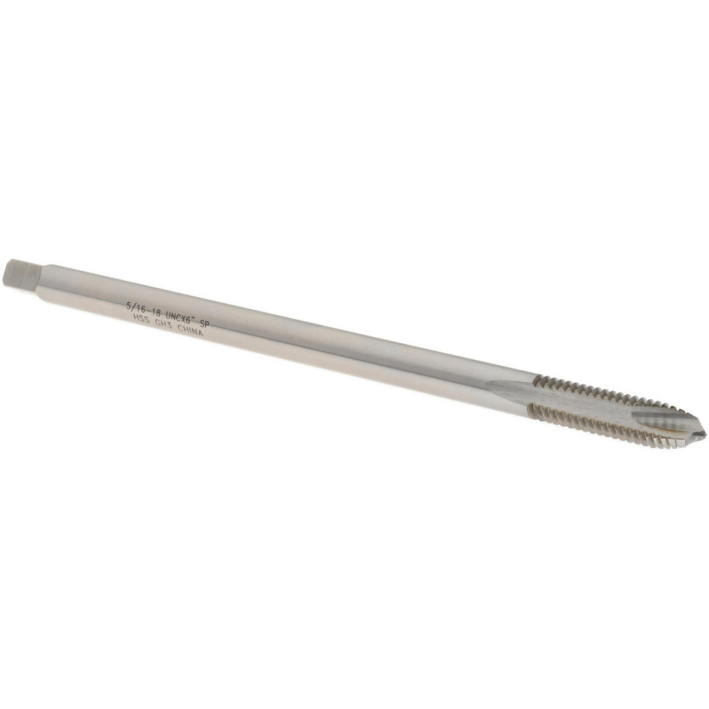 Value Collection JY9975533 Extension Tap 5/16-18, 2 Flutes, H3, High Speed Steel, Spiral Point