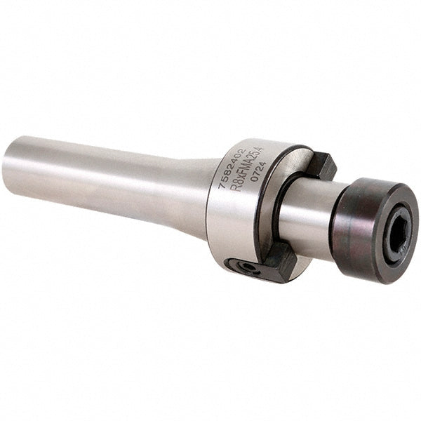 Techniks 7582402 Face Mill Holder R8, 1" Pilot Dia, 4.85" Arbor Length