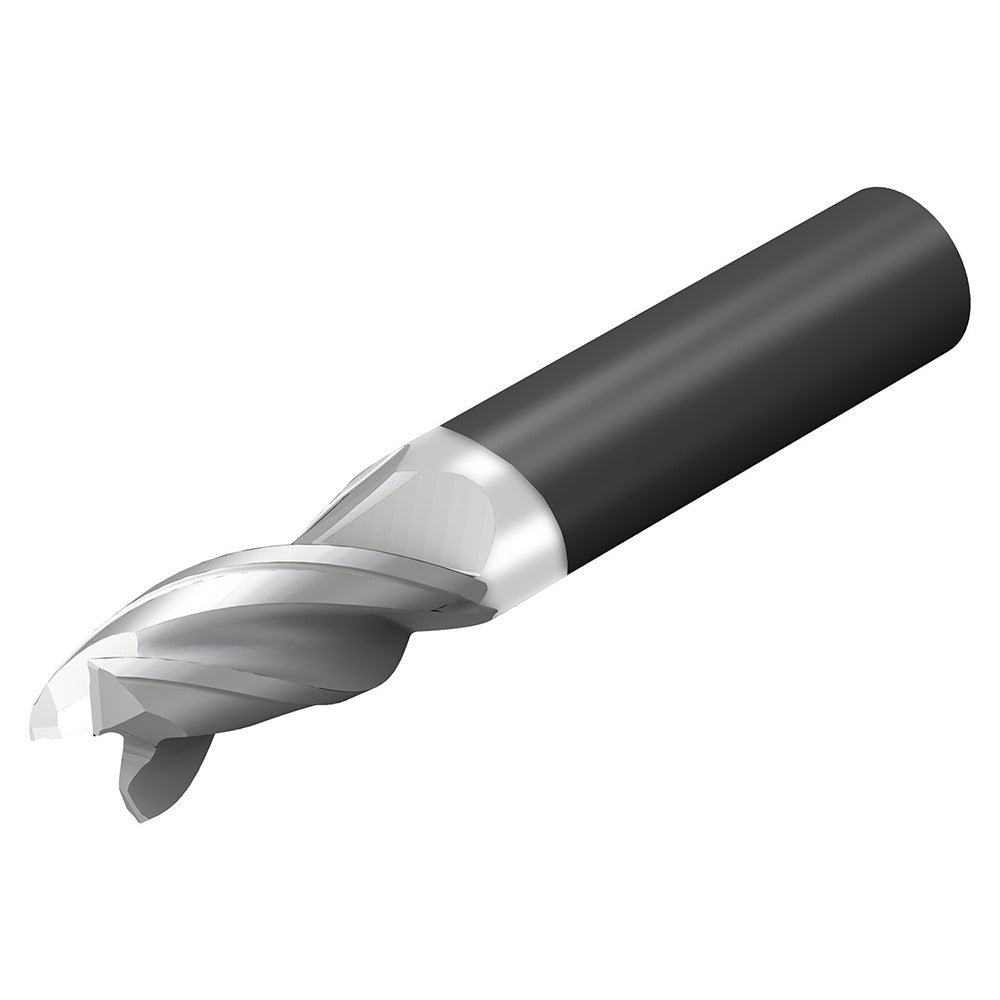 Sandvik Coromant 8037559 Square End Mill 3/8" Dia, 1" LOC, 3 Flute, Solid Carbide