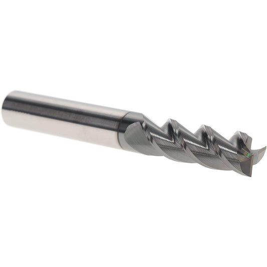 Iscar 3398975 Square End Mill 1/2" Dia, 1-1/2" LOC, 3 Flute, Solid Carbide