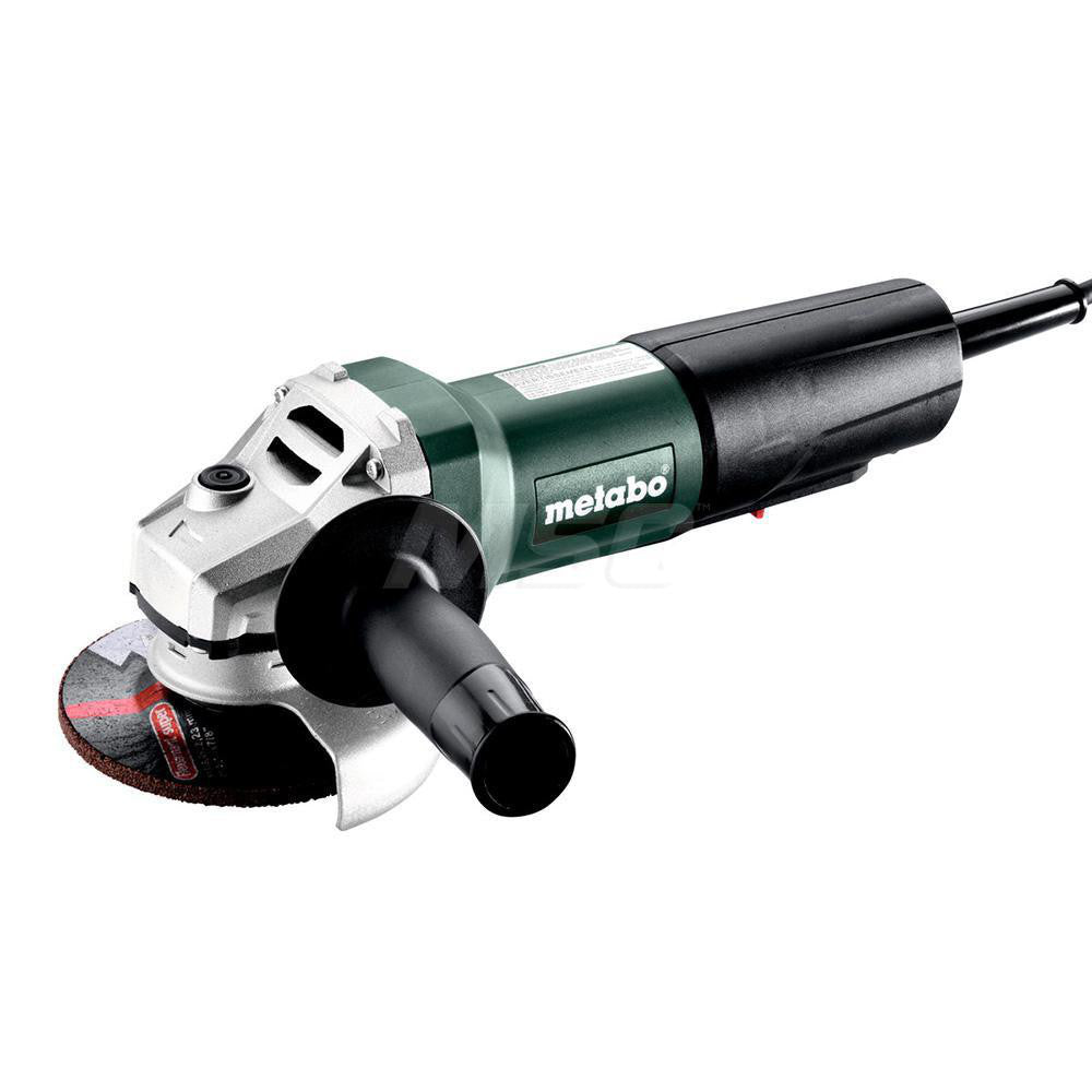 Metabo 603612420 Corded Angle Grinder 4-1/2 to 5" Wheel Dia, 12,000 RPM, 5/8-11 Spindle