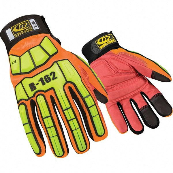 Ringers Gloves 162-10 Work Gloves Ringers R162, Size X-Large, Thermo Plastic Rubber Lined, Thermo Plastic Rubber, Impact