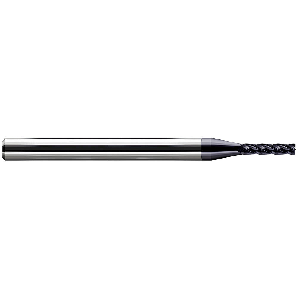 Harvey Tool 885047-C3 Corner Radius End Mill 0.0470" Dia, 0.2500" LOC, 0.0150" Radius, 4 Flute, Solid Carbide