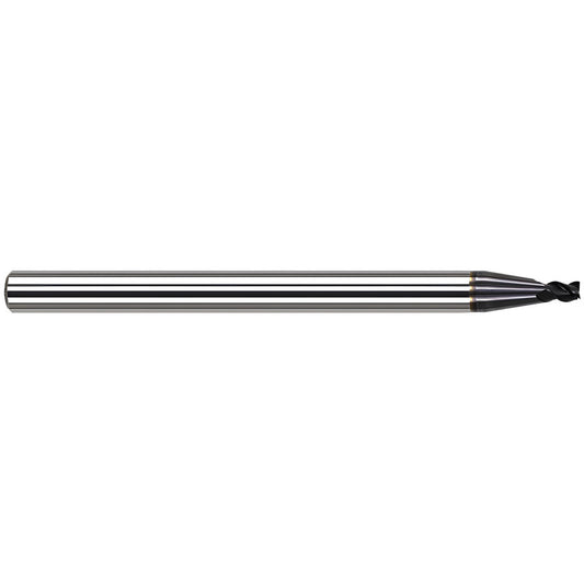 Harvey Tool 950812-C6 Corner Radius End Mill 3/16" Dia, 9/16" LOC, 0.0100" Radius, 4 Flute, Solid Carbide