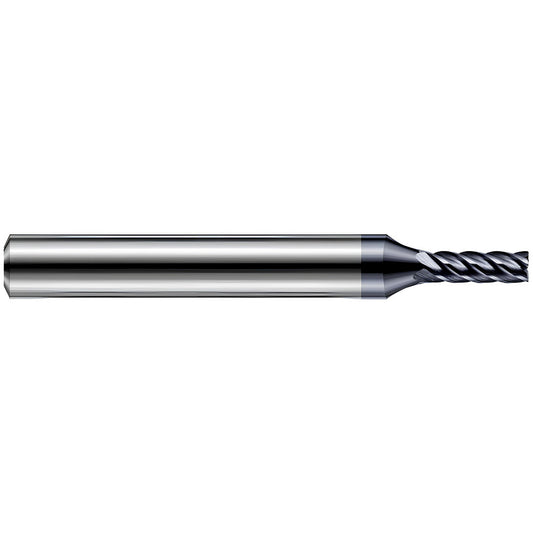 Harvey Tool 852812-C6 Corner Radius End Mill 3/16" Dia, 9/16" LOC, 0.0150" Radius, 5 Flute, Solid Carbide