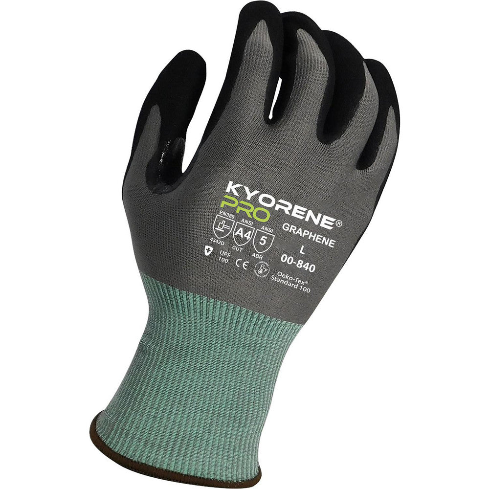 Kyorene Pro 00-840-L Cut, Puncture & Abrasion-Resistant Gloves Kyorene Pro 00-840, Size Large, ANSI Cut A4, ANSI Puncture 4, Microfoam Nitrile, Kyorene & Graphene