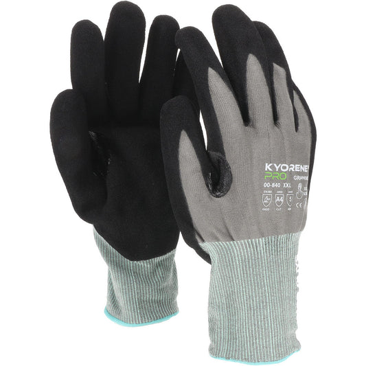 Kyorene Pro 00-840-2X Cut, Puncture & Abrasion-Resistant Gloves Kyorene Pro 00-840, Size 2X-Large, ANSI Cut A4, ANSI Puncture 4, Microfoam Nitrile, Kyorene & Graphene