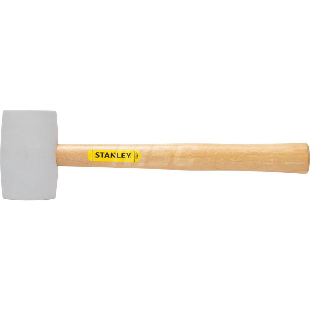 Stanley STHT56145 Mallets Head Material Rubber  Handle Material Wood  Handle Length (Decimal Inch) 11  Overall Length (Inch) 13  Head Length (Inch) 4-1/2  Tool Style Mallet